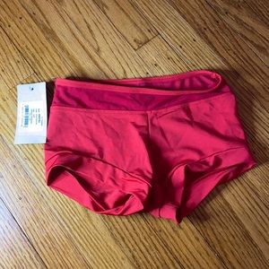 Scarlet/Dark Red LC Spandex Shorts